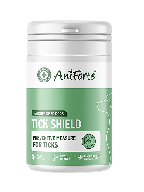 AniForte® Gélules Protection Anti-Tiques Chiens Taille Moyenne 60 pièces