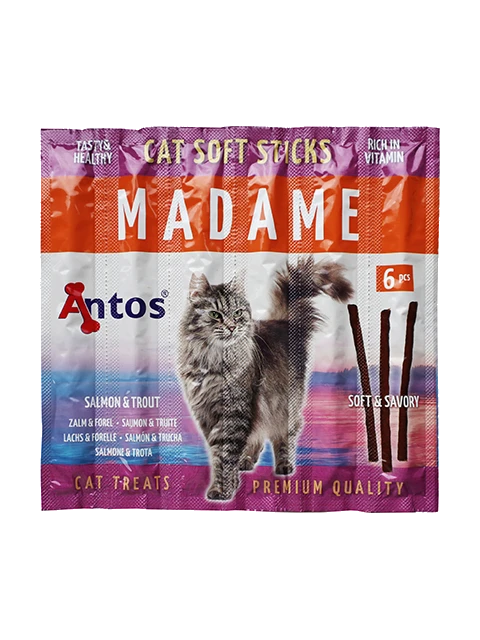 Cat Soft Sticks Madame Saumon&Truite 6 pces