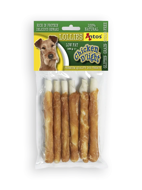 Chicken D'light Lollies  100 gr