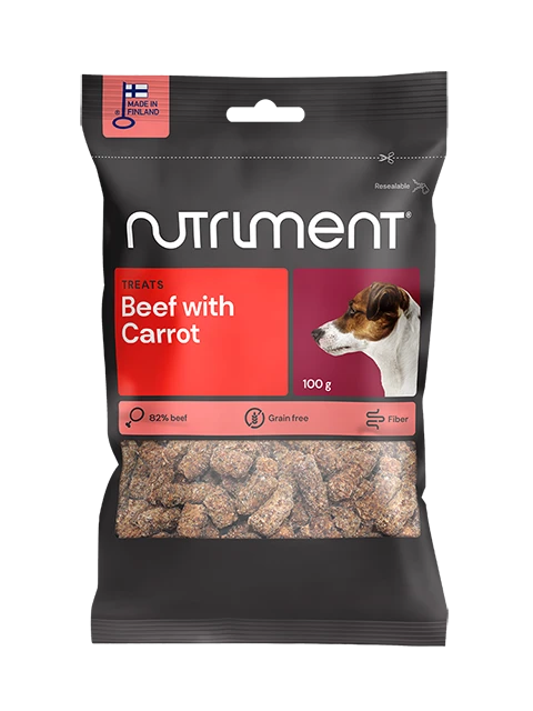 Nutriment Friandise Bœuf & Carotte 100 gr