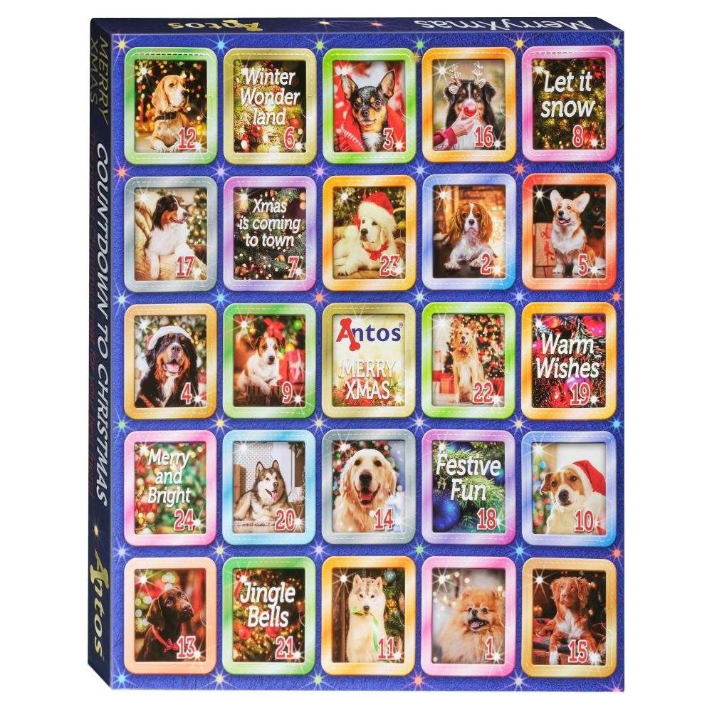 Calendrier de l'Avent de Noël 225 gr - Chien