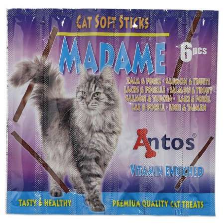 Cat Soft Sticks Madame Saumon&Truite 6 pces