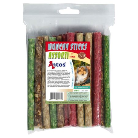 Munchy Sticks 5'' 10 mm Assorties 25 pces