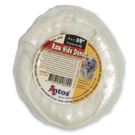 Raw Hide White Donut 3/5''